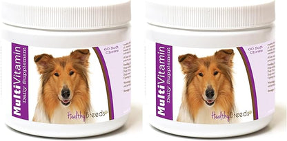 Healthy Breeds Collie Multi-Vitamin Soft Chews 60 Count (Pack of 2)