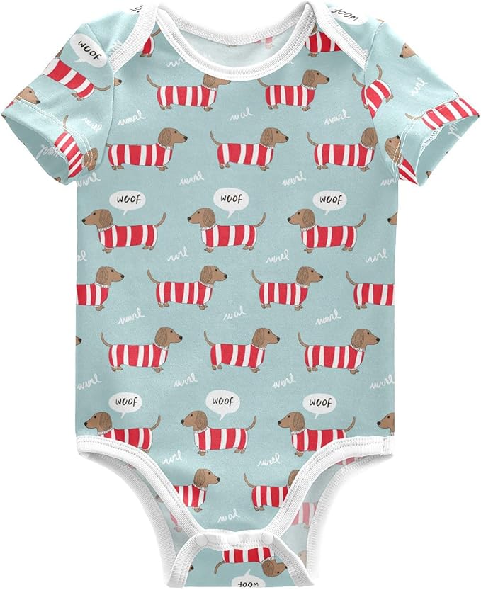 Bright Emotions Raccoons Baby Short Sleeve Bodysuits Romper Unisex Infant Outfit Wrapping Clothes for Boy Girl kids 3M