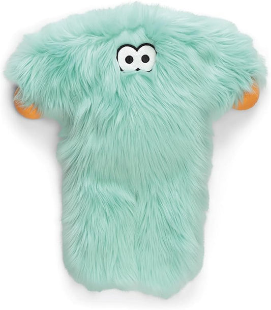 WEST PAW Rowdies Bjorn Durable Plush Dog Toy with Reinforced Seams Chew Resistant Design and Interactive Squeaker for Playtime Indoors or Outdoors Bundle for Dogs Who Deserve the Best - Seafoam