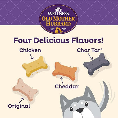 Old Mother Hubbard Wellness Original Mix Dog Biscuits,Natural,Training Treats,Four Flavors,Small Size,(20 Ounce Bag),(Pack of 2)