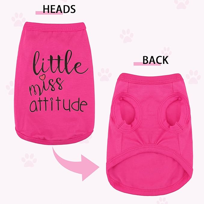 Stylish Dog Clothes: Expressive Cotton Puppy Shirt Vest for Small and Medium Dogs, Featuring 'Cute but Psycho' Slogan Print - Perfect for Showing Off Your Pet's Unique Style! Grey XS