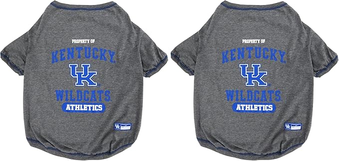NCAA Kentucky Wildcats Dog T-Shirt, Small (Pack of 2)