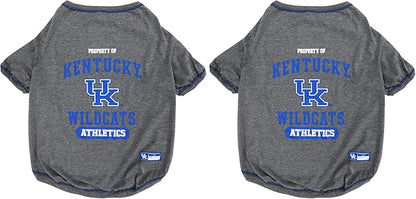 NCAA Kentucky Wildcats Dog T-Shirt, Small (Pack of 2)