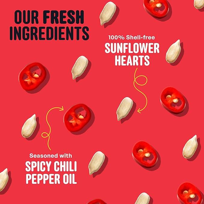 Cool Birds Hearts on Fire Hot Bird Seed – 10 lb. 100% Hulled Sunflower Hearts with Chili Pepper Oil – No Waste Bird Seed for Outside Feeders