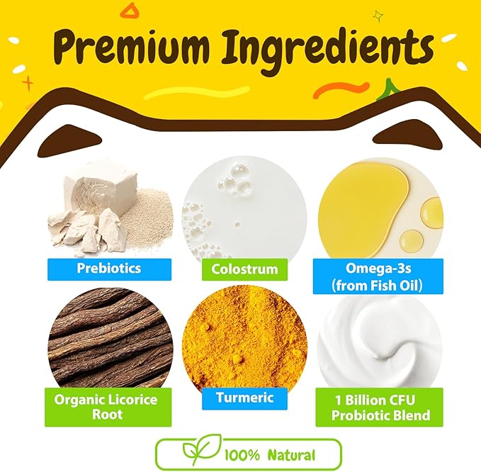PENPEN Dog Allergy Relief Chews, Dog Itching Skin Relief, Omega 3 for Dogs Itch Supplement, Relieve Seasonal Allergy, Provide Immune Support (Peanut Butter Chews, 50ct)