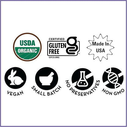 Lord Jameson Wild Berri | Light & Crunchy Love Puffs Collection | Organic Dog Treats, Blueberry Recipe, Gluten-Free, Preservative-Free, USDA Certified Organic. Made in USA