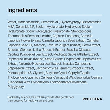 PetO'CERA Intensive Ointment- Ultimate Skin Relief & Wound Care for Dogs & Cats, Hot Spot, Rash & Scratching Soother, Heals Cracked Paws, Dry & Irritated Skin, High Moisture Rescue Balm, 20g