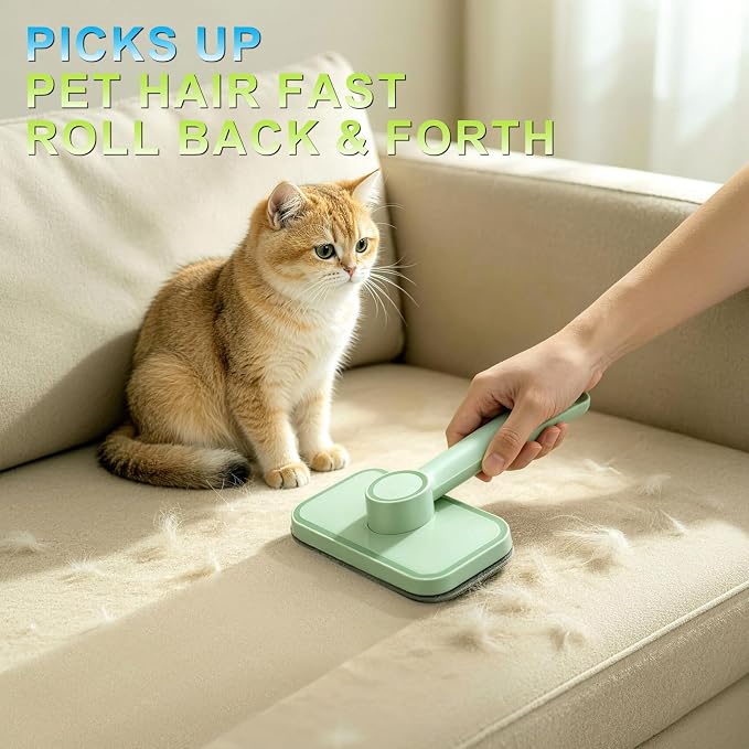Pet Hair Remover – Reusable Lint Remover for Dog and Cat Hair, Pet Carpet Cleaner Electrostatic Lint Brush Magic Pet Hair Removal Tool for Carpet, Clothes, Rugs, Couch, Car, Bedding, Fabric Furniture