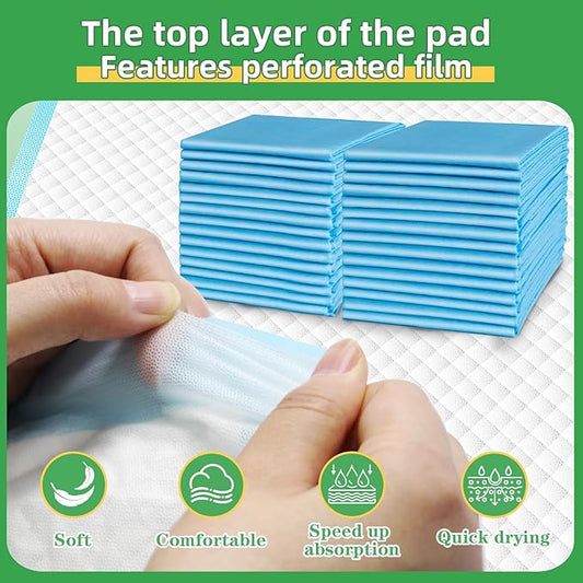 DEEP DEAR Dog Pee Pads Extra Large 30"x36", 40-Count Puppy Pads XXL, Leak-Proof X-Large Pee Pads for Dogs, Super Absorbent Dog Potty Training Pads XL, Disposable Pet Urine Bed Pads for Doggie, Cats