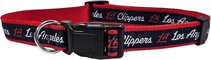 New & Improved Pets First NBA PET Collar Los Angeles Clippers Dog Collar, Size Large Basketball Team Collar for Dogs & Cats. A Shiny & Colorful Dog & Cat Collar Licensed by The NBA