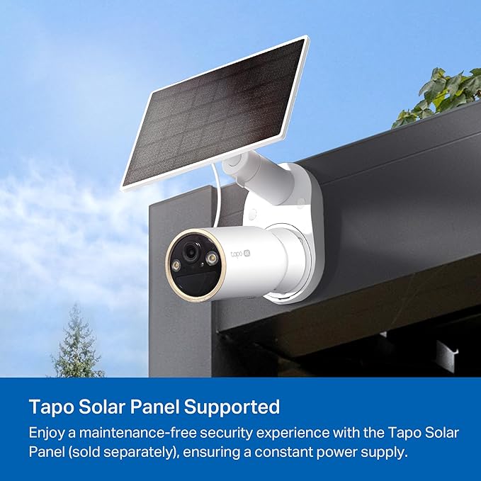 Tapo MagCam 4K Outdoor Wireless Security Camera - Up to 200-Day Battery, Magnetic Mount, Person/Vehicle Detection, Subscription-Free Local Storage or Optional Cloud, Compatible with Alexa, C460