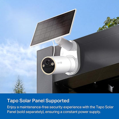 Tapo MagCam 4K Outdoor Wireless Security Camera - Up to 200-Day Battery, Magnetic Mount, Person/Vehicle Detection, Subscription-Free Local Storage or Optional Cloud, Compatible with Alexa, C460