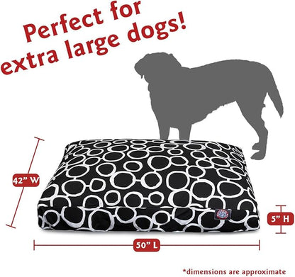 Majestic Pet Fusion Black X-Large Rectangle Bed