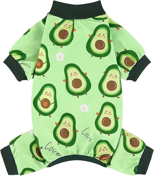 XPUDAC Dog Pajamas for Small Medium Dogs Girl Boy Cute Comfy Puppy Pjs Doggie Clothes Cat Pet Jammies Outfit, 213-S