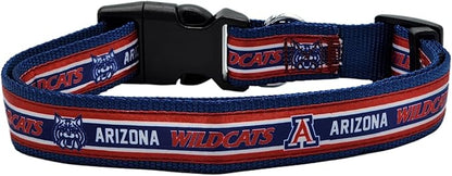 Pets First Collegiate PET Collar Old Version Arizona Wildcats Dog Collar, Size Small. Best Sports Team Collar for Dogs & Cats. A Shiny & Colorful Dog & Cat Collar Licensed by The NCAA (Pack of 2)