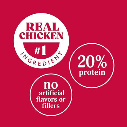 Milo's Kitchen Homestyle Dog Treats, Chicken & Apple Sausage Slices, 10 Ounce (Pack of 5), High Protein, No Artificial Flavors