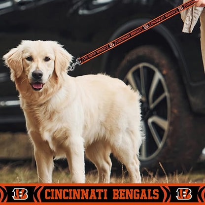 NFL PET Collar Cincinnati Bengals Dog Collar, Large Football Team Collar for Dogs & Cats. A Shiny & Colorful Cat Collar & Dog Collar Licensed by the NFL