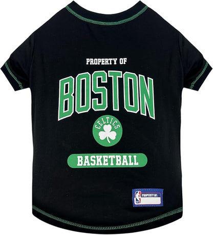 Pets First NBA Dog T-Shirt - Boston Celtics, Soft, Breathable, Stretchable & Washable Pet T-Shirt XL