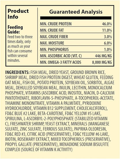 TetraMin Nutritionally Balanced Tropical Flake Food for Tropical Fish, 2.2 oz