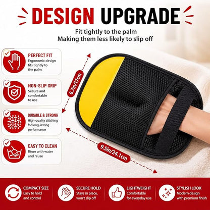 2PCS Pet Hair Removal Gloves for Dogs & Cats, Reusable Electrostatic Pet Hair Remover Tool, Magic Fur Removal Glove for Clothing, Couch, Carpet & Car