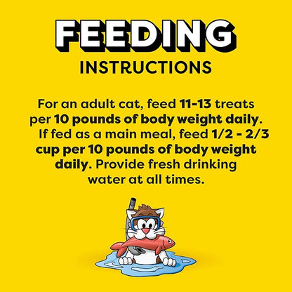 Temptations Cat Treats Classic Crunchy and Soft Cat Treats, Savory Salmon Flavor, 30 oz. Tub