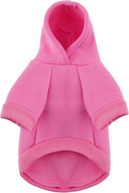 Paiaite Pink Chihuahua Dog Hoodie: Keep Your Pup Warm and Stylish with a 'The Dog Face' Printed Sweatshirt Pet Clothes, and Sweater Coat All in One Perfect for Winter and Cool Summer Nights! Pink L