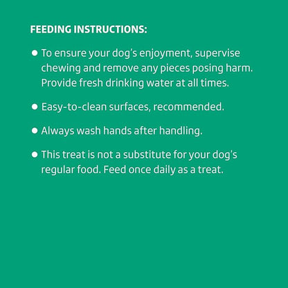 Wonder Bound Beef Flavor Dental Sticks for Small/Medium Dogs (15-40 lbs), 6-Ridge Shape for Plaque & Tartar Control, Freshens Breath, Formulated with Vitamin C, 45 Count