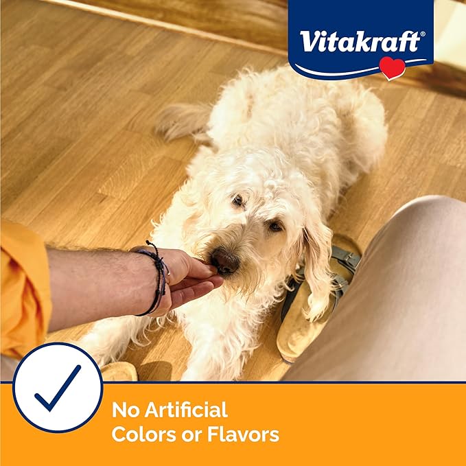 Vitakraft Treaties Dog Treat Sticks - Dog Sticks with 90% Real Chicken & Natural Smoke Flavor - Chewy & Fresh Pet Snacks for On-The-Go (Smoked Chicken, 16 Count)