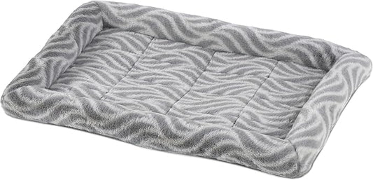 MidWest Homes for Pets QuiteTime Deluxe Wave Bolster Bed for Small Dogs; Easily Machine Wash and Dry; Gray; 24"; 40224-WVGY