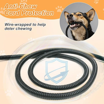 GOLOPET Large Dog Heating Pad 36×24 in for Dogs Smart Thermostat,Whelping Box for Dogs Metal Tube Waterproof Shell with Plush Cotton Cover Puppy Whelping Supplies -Apricot