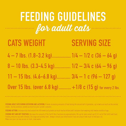 Tiki Cat Born Carnivore High Protein,Deboned Chicken & Egg,Grain-Free Baked Kibble to Maximize Nutrients,Dry Cat Food,11.1 lbs. Bag,(Pack of 2)