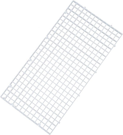ALEGI 12 Pcs Aquarium Fish Tank Divider Plastic Egg Crate Aquarium Filter Bottom Tray Grid Isolation Board Partition Net Pane Separator (S 12pcs)