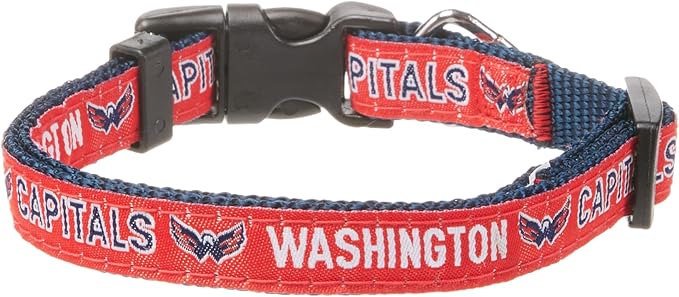 Pets First NHL Collar for Dogs & Cats. Adjustable, Cute, & Stylish! The Ultimate Hockey Fan Collar!