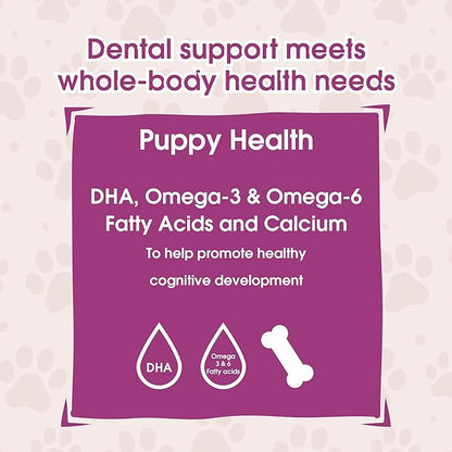 Get Naked Grain Free 1 Pouch 6.2 Oz Puppy Health Dental Chew Sticks, Small