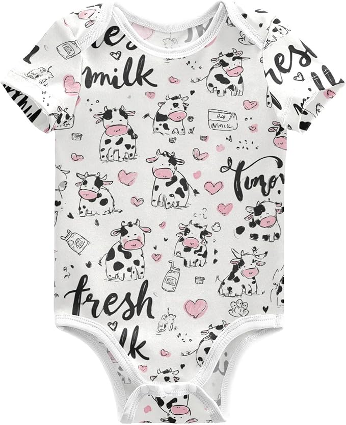 Bright Emotions Raccoons Baby Short Sleeve Bodysuits Romper Unisex Infant Outfit Wrapping Clothes for Boy Girl kids 3M