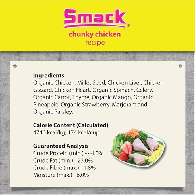 Chicken Chunks for Dogs by Smack Pet Food