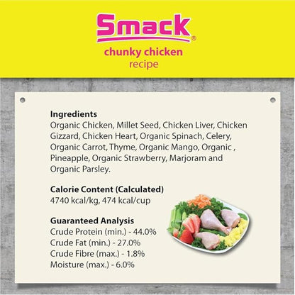 Chicken Chunks for Dogs by Smack Pet Food