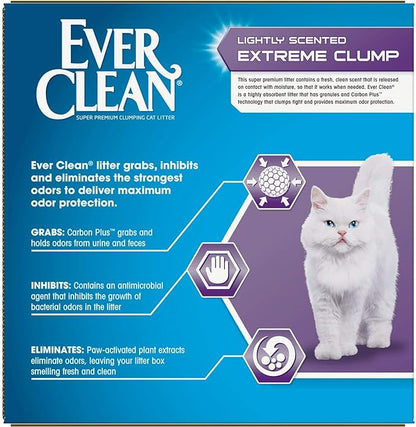 Ever Clean Extreme Clump Clumping Cat Litter, Scented, 25 Pounds, Multicolor (091854604155)