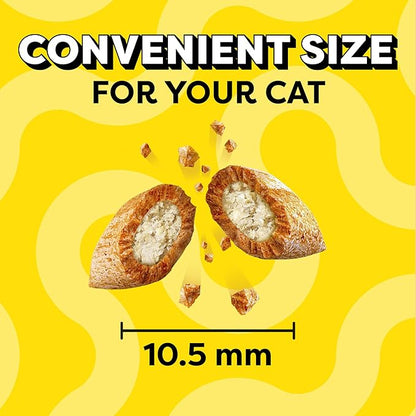 Temptations Cat Treats Classic Crunchy and Soft Cat Treats, Tasty Chicken Flavor, 3 oz. Pouch (Pack of 12)