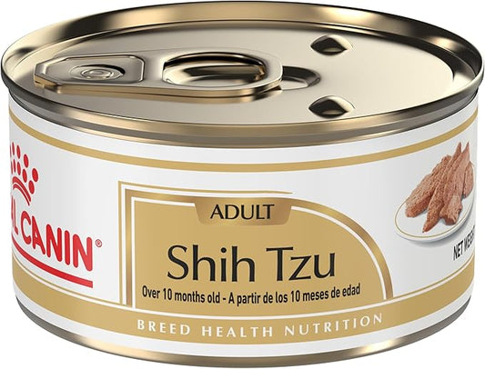Royal Canin Breed Health Nutrition Shih Tzu Adult Loaf in Sauce Dog Food, 3 oz (Pack of 24)