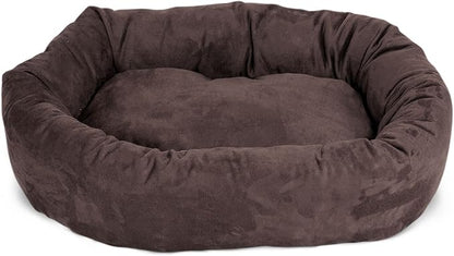 Majestic Pet Villa 40 Inch Shredded Memory Foam Dog Bed for Large Sized Dog 40x29x9 Inch–Orthopedic Pet Bed with Removable Washable Cover-Washable Large Puppy Mat with Head Support-Azure