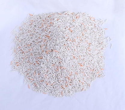Tofu Cat Litter Hilton Floral Scent 5.5 Lbs X 2 Bags, Can Flush Down Toilets or drains, Low Tracking Cat Litter 1.8mm Pellets.