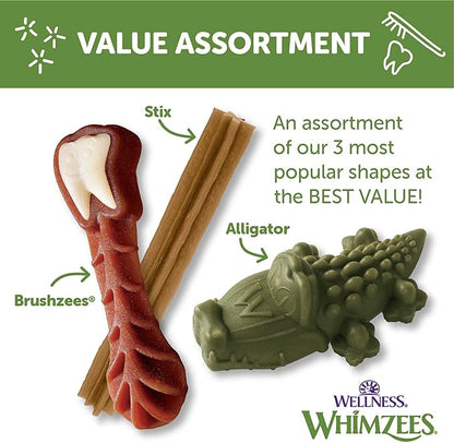 Whimzees Variety Value Box Large NET WT 29.6 OZ (14 pieces)