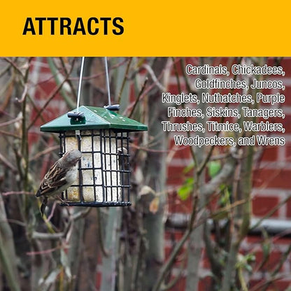 Heath Outdoor Products Peanut Crunch Suet Cakes Sample Pack, Contains 3 Suet Cakes, Try It, Your Birds Will Love it, for Woodpeckers, Cardinals, Siskins, Sparrows, Finchs & Many More Wild Bird Species