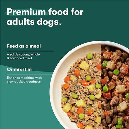 Jinx Beef & Chicken Wet Dog Food Topper, Mix with Dry Dog Food, Made with Real Beef & Chicken, Bone Broth, No Fillers - Puppy, Adult, Senior, 9oz, 12 Pack