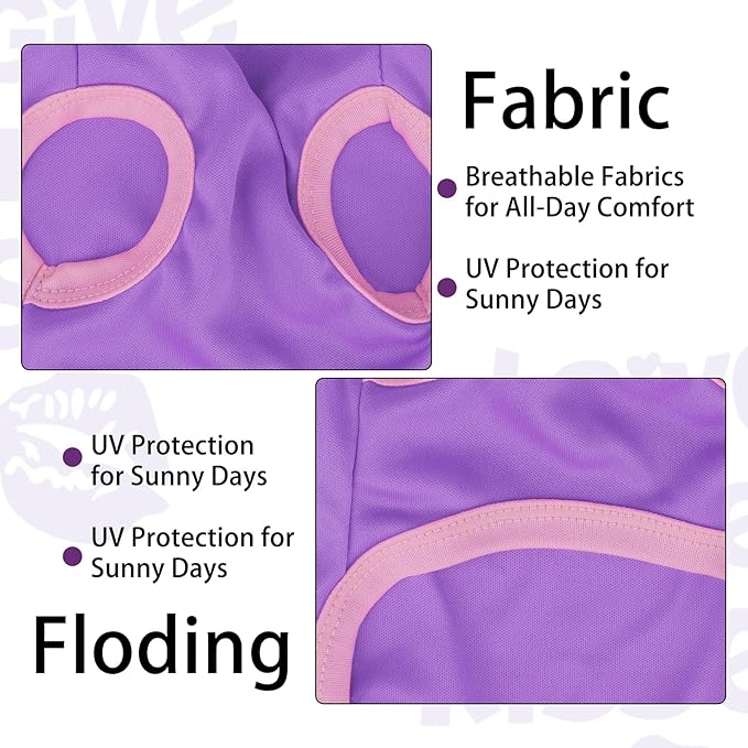 Color-Blocked Dog Tank Top with Playful Heat Transfer Designs – Lightweight Polyester Shirt for Small,MediumDogs, Perfect for Casual Outings.The Angel Purple M
