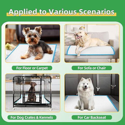 DEEP DEAR Dog Pads Extra Large 30"x36", 30-Count XXL Puppy Pads, Super Absorbent Pee Pads for Dogs, Disposable Bed Pads for Doggies, Puppies, Thicker X-Large Incontinence Pads for Dogs, Cats, Rabbits