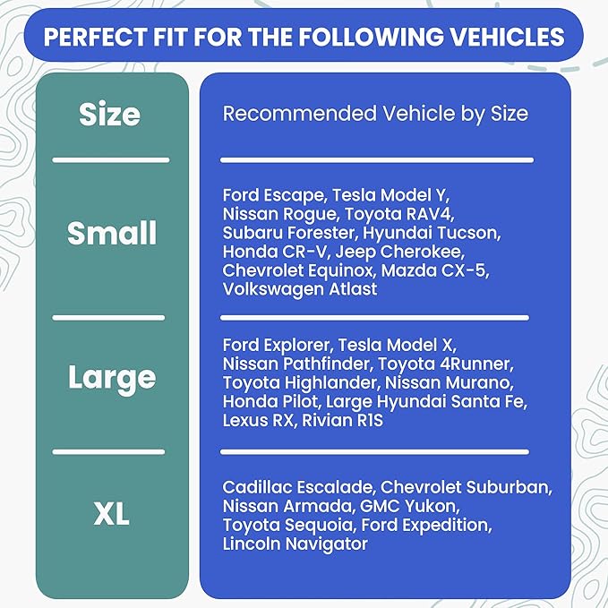 4Knines Split Cargo Liner for SUV – for Dogs & Pets, Heavy-Duty, Waterproof Trunk Mat & Cargo Cover – Fits 60/40 Split Bench & Armrest Pass-Through – Machine Washable, Non-Slip, Durable (Large, Grey)