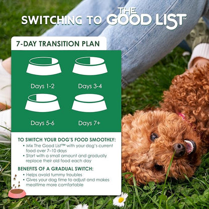 Farmland Traditions The Good List Air-Dried Dog Food, Premium Chicken & Bone Broth for Dogs, Protein Rich & Grain-Free Nutrition, 1 Pound Bag