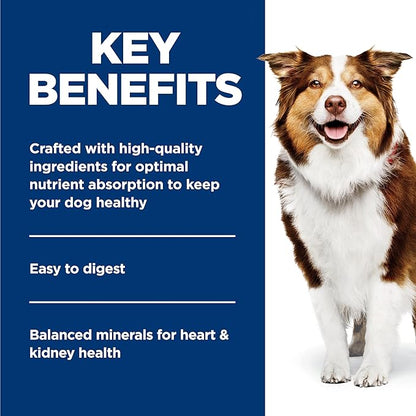 Hill's Science Diet Adult 7+ Wet Dog Food, Beef & Barley, 13 oz. Cans, 12-Pack